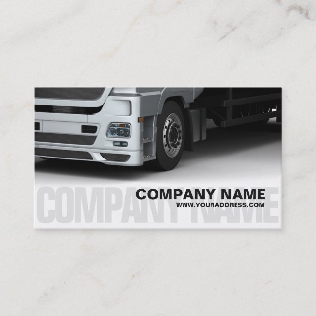 Truck Vehicle Part Transportation New Card (Front)