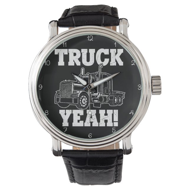 Truck Yeah! Black & White Watch (Front)