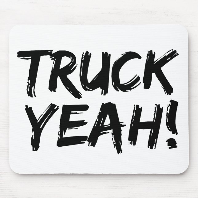 Truck Yeah Mouse Mat (Front)