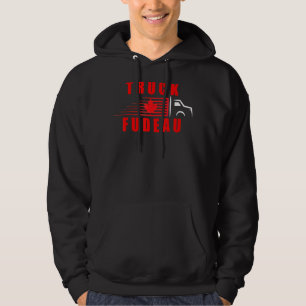 Truck You Trudeau Canada Flag Truckers Hoodie