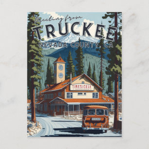Truckee, CA Postcard