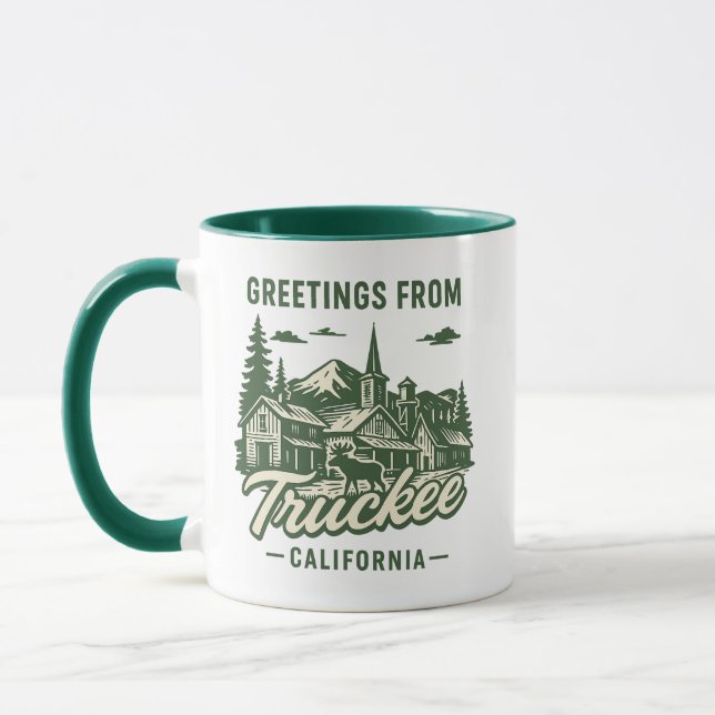 Truckee, CA Travel Mug (Left)
