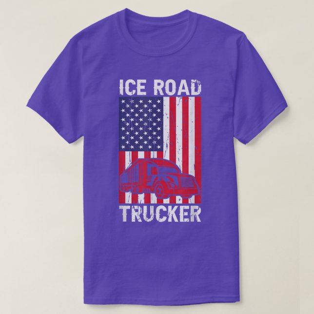 Trucker Accessories For Truck Driver & Motor Lover T-Shirt (Design Front)