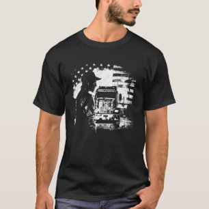 trucker American Big Rigs Diesel Truck Driver 35 T-Shirt