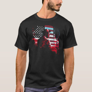trucker American Big Rigs Diesel Truck Driver 60 T-Shirt
