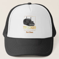 Trucker Born To Be Truck Retro Driver Vintage