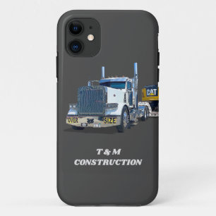 Trucker Construction Demolition Hauling Grey Case- iPhone 11 Case