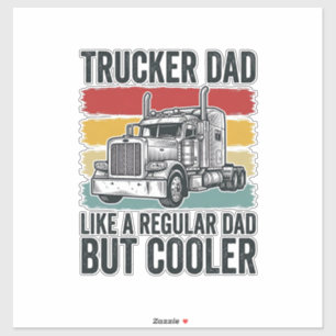 Trucker Dad Like a Regular Dad But Cooler Shirt_1