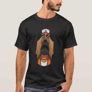 Trucker Dog I Truck Driver Bloodhound T-Shirt