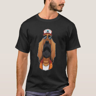 Trucker Dog I Truck Driver Bloodhound T-Shirt