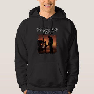 Trucker Father Daughter Bond Family Road Love Hoodie