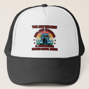 Trucker Father Daughter Bond Road Family Love Hat