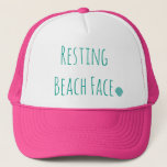 Trucker Hat<br><div class="desc">Why not have a little fun at the beach? This super cute trucker hat will shield you from harmful rays,  while keeping you looking adorable! #RestingBeachFace ; )</div>