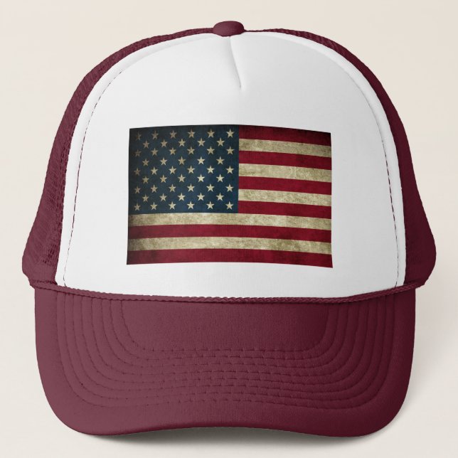 Trucker Hat/American Flag Hat (Front)