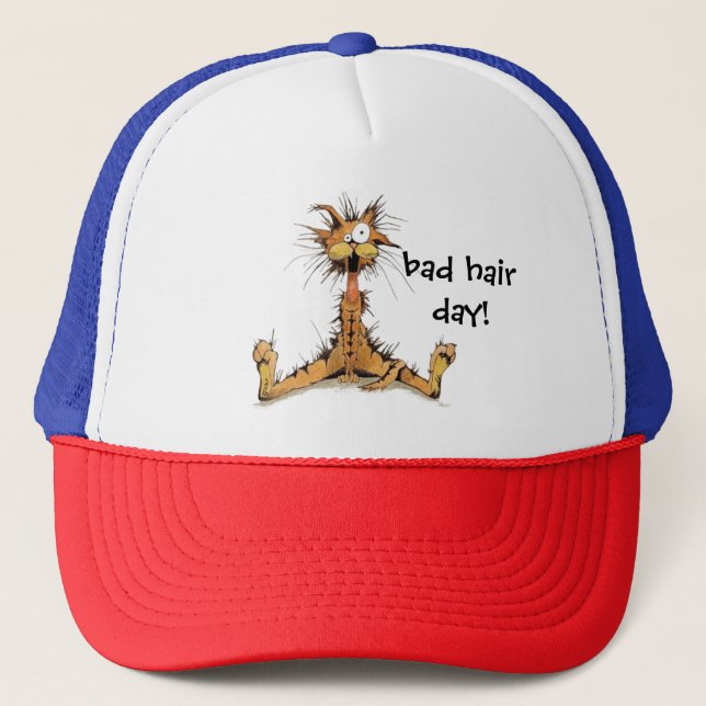 Trucker Hat - Bad Hair Day! (Front)