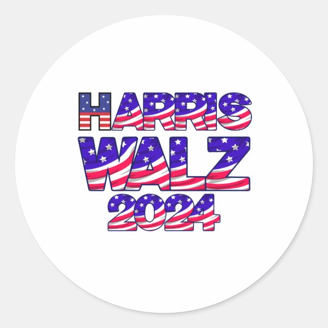 Trucker Hat Classic Round Sticker (Front)