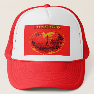 Trucker Hat i love paris