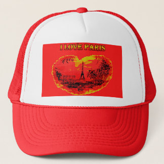 Trucker Hat  i love paris