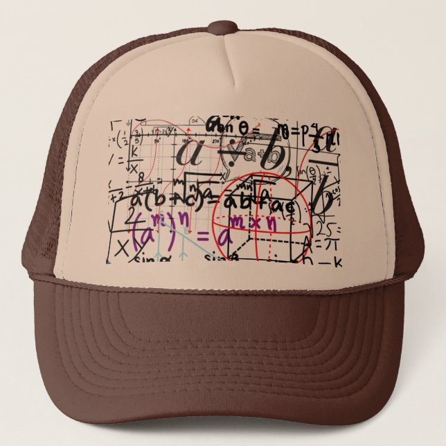 Trucker Hat maths patterned (Front)