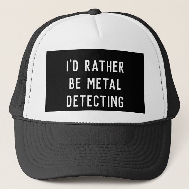Trucker Hat metal detecting (Front)