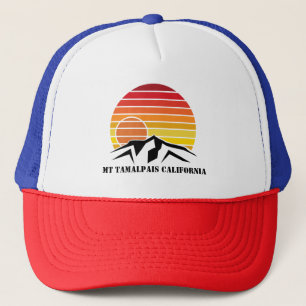 Trucker Hat Mt Tamalpais California Retro Sunset