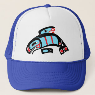 Trucker Hat - Orca Native American Indian Style