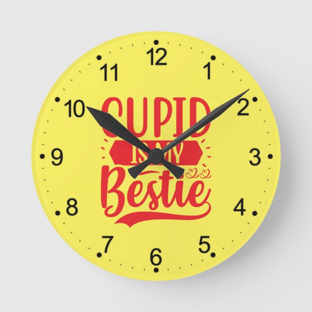 Trucker Hat Round Clock (Front)