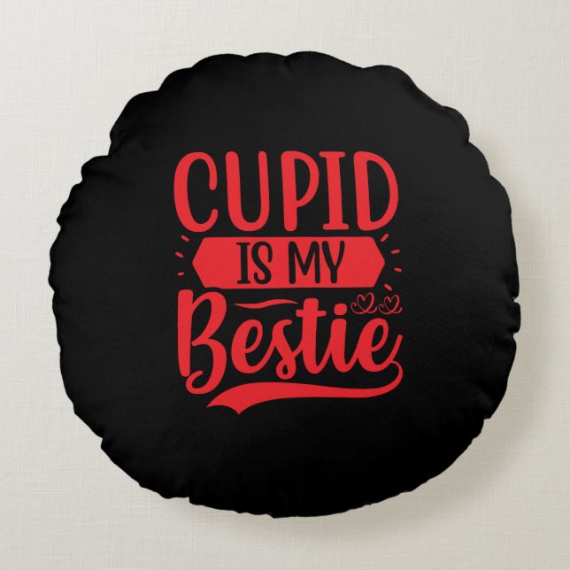 Trucker Hat Round Cushion (Front)