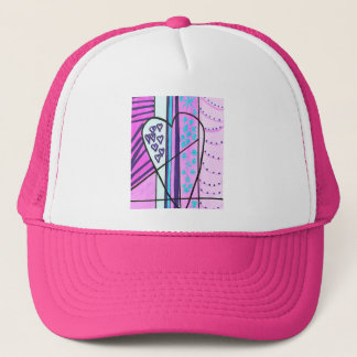 Trucker Hat  ,Trendy pink cap for Teen and Adult ,
