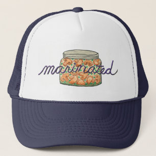 Trucker Hat, White and Black Hat