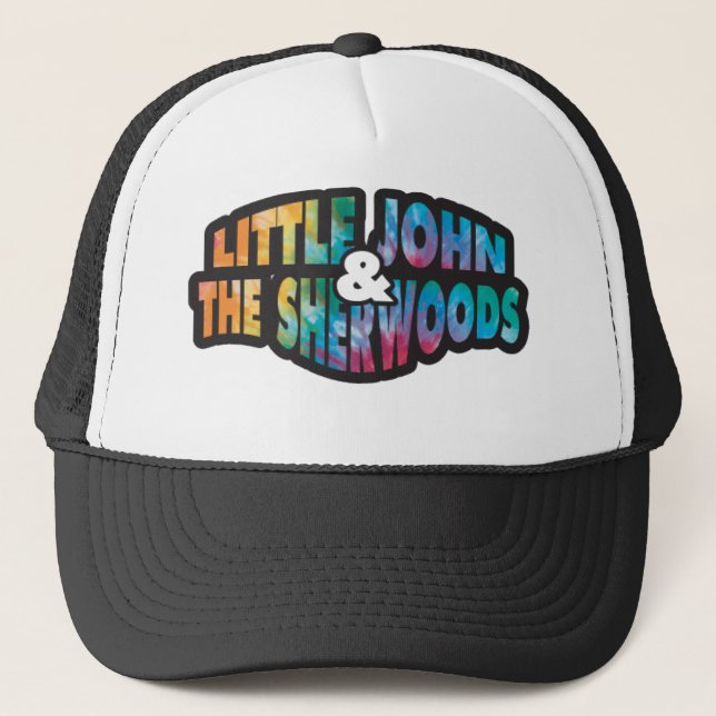 Trucker hat with Tye Dyed Little John Logo (Front)