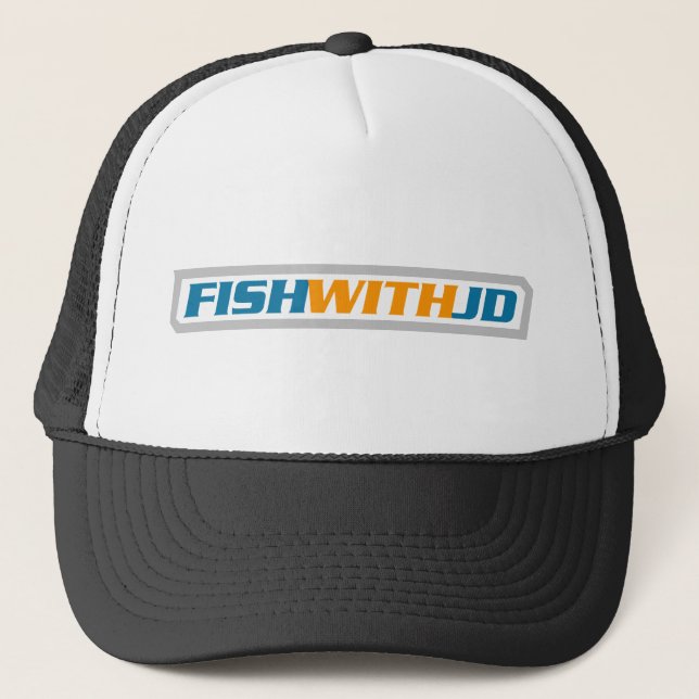 Trucker Hat with White Logo (Front)