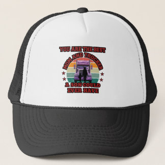 Trucker Mother Son Bond Family Road Love Design Hat