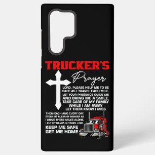 Trucker’s Prayer – Cross & Chrome Edition Samsung Galaxy Case