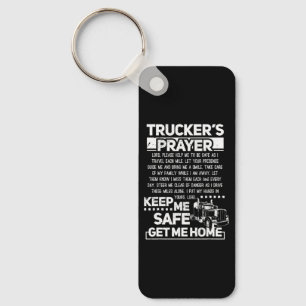 Trucker’s Prayer Key Ring