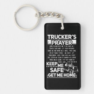Trucker’s Prayer Key Ring