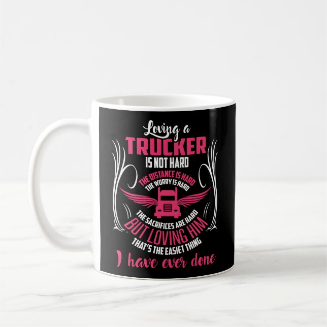 Trucker Truck Driver Friend S Coffee Mug (Left)