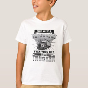 Trucker Truck Driver Trucks Lorry Funny Gift Idea T-Shirt