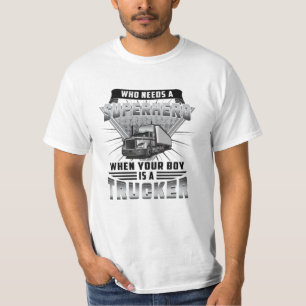 Trucker Truck Driver Trucks Lorry Funny Gift Idea T-Shirt