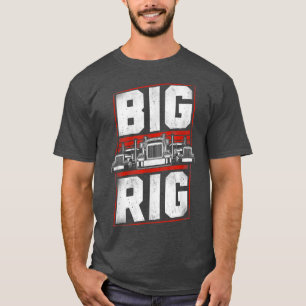 Trucker Truck Driver Vintage Big Rig T-Shirt