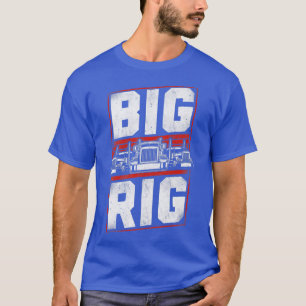 Trucker Truck Driver Vintage Big Rig  T-Shirt