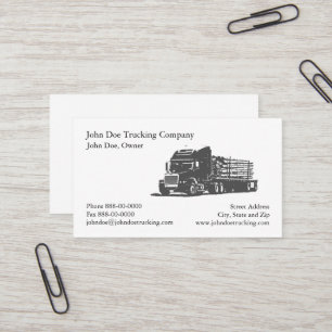 Trucker Trucking Business Card