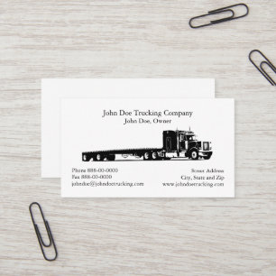 Trucker Trucking Business Card