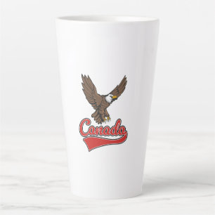 Trucker vintage logo latte mug