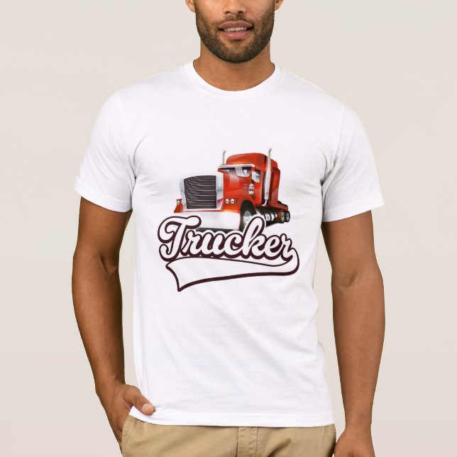 Trucker vintage logo T-Shirt (Front)