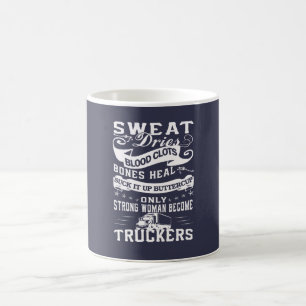 Trucker Woman Coffee Mug