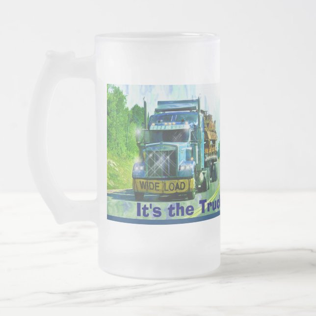 TRUCKERS BIG RIG TRUCK STOP COFFEE MUGS (Left)