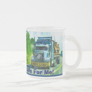 TRUCKERS BIG RIG TRUCK STOP COFFEE MUGS