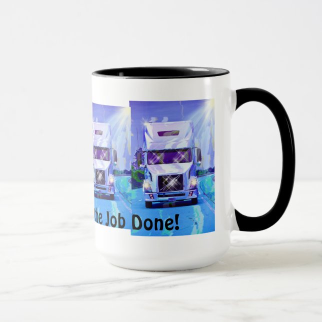 TRUCKERS BIG RIG TRUCK STOP COFFEE MUGS (Right)