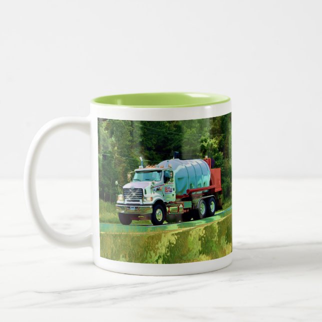 TRUCKERS BIG RIG TRUCK STOP COFFEE MUGS (Left)